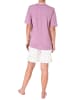 NORMANN ShortyPyjama Schlafanzug kurzarm Donut - 54294 in altrose