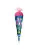 Geschenk-Schultüte klein 35 cm Einhornreiterin in Bunt