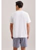 Seidensticker Pyjama Regular in Weiß
