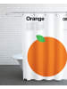Juniqe Duschvorhang "Orange" in Orange