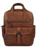 SPIKES & SPARROW Rucksack echt Leder in cognac