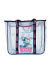 Stitch Stitch Mesh Strandtasche Totebag in Hell-Blau