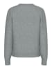 Pieces Strickjacke in Medium Grey Melange