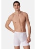 Schiesser Long Short / Pant Original Classics Doppelripp in Weiß