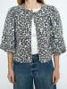 minus Jacket in Skyway Blue Leo Print