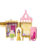 Mattel Disney Prinzessin Belles Stapelschloss Puppenhaus Puppe + 9 Teilen JDP54 3+