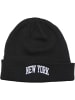 Mister Tee Mütze "New York Beanie" in Schwarz