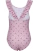 Hummel Badeanzug "Bee Aop Frill Swimsuit" in Lila