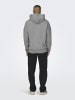 ONLY & SONS Kapuzenpullover in Light Grey Melange