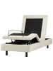 Beliani Einzelbett CASTELLAN in Beige/Schwarz - (W) 80 x (H) 37 x (L) 200 cm