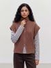 Vero Moda Strickpullover in Cocoa Brown