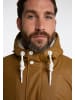 DreiMaster Herren Regenjacke Mit Teddyfutter in Dunkelsand