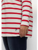 sheego Ringelshirt in offwhite-gestreift