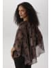 Aniston SELECTED Chiffonbluse in schwarz-kupfer