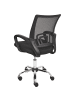 Beliani Bürostuhl SOLID in Schwarz/Silber - (W) 60 x (H) 88 x (L) 60 cm