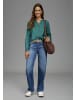 Laura Scott Longbluse in petrol