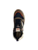 Victoria Leder-Sneaker Blau