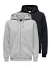 ONLY & SONS Sweatjacke / Hoodie Ceres in Hellgrau / dunkelblau