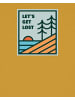 wat? Apparel T-Shirt Let's Get Lost in Ocker