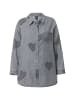 Ulla Popken Hemdbluse in light grey denim