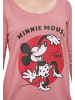 Disney Minnie Mouse Schlafanzug Pyjama Set Langarm Oberteil mit Hose in rosa/pink
