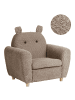 Beliani Kindersessel MARIBO in Braun - (W) 61 x (H) 59 x (L) 44 cm