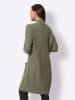 Heine Strickjacke in khaki-meliert