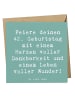 Mr. & Mrs. Panda Glückwunschkarte Spruch 42. Geburtstag Wunder m... in Meeresbrise