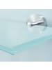 Amare bath Luxus Regal Glasablage in Silber