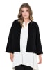 MIAMODA Strickjacke in schwarz
