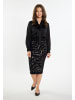usha BLACK LABEL Damen Midirock in Schwarz