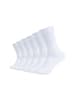 CAMP DAVID  Socken 6er Pack mesh ventilation in Weiß
