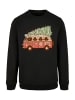 F4NT4STIC Sweatshirt Groovy Christmas Camper Van in schwarz