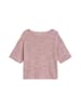 Marc O'Polo Slub-Kurzarm-Pullover loose in Shaded Fern