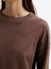 Marc O'Polo Longsleeve Loungewear-Styles in chocolate brown melange