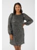 KAFFE curve Jerseykleid KClaila A-shape in Silver Sequin