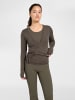 Hummel T-Shirt Hmlprima Yoga Damen in MAJOR BROWN