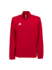 adidas Pullover Core 18 Sweat 1/4 Zip Top in Rot