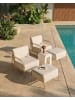 Beliani 4er-Set Gartenstuhl NIMIS in Beige