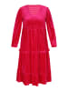 NAEMI Women Plus Size Dress in rose red