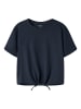 name it Baumwoll-T-Shirt mit Knotensaum Nkfvaya in dark sapphire