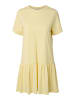 Pieces Midikleid in French Vanilla