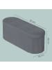 SONGMICS Sitzhocker Minota in Grau - (B)110 x (H)38 x (T)38 cm