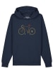 wat? Apparel Sweatshirt Fahrrad in Dunkelblau