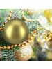 relaxdays 100 x Weihnachtskugeln Set in Gold