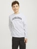 JACK & JONES Junior Langarmshirt JJECALEB VARSITY TEE JNR in white