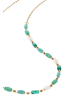 grassland Women Chain Necklace in Gold Turquoise