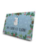 Mr. & Mrs. Panda Tee Adventskalender Einhorn Spaziergang mit Spruch in Eisblau