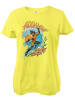 DC Comics Shirt "Surf Style Girly Tee" in Gelb