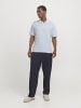 Jack & Jones Gestricktes Polo in Chambray Blue
